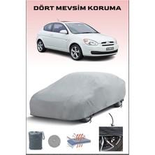 Hyundai Accent Hatchback 3 ile Uyumlu Oto Branda, Araba Brandası, Su ve Güneş Geçirmez Araba Çadırı