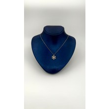 14 Ayar Altın Kar Tanesi Kolye