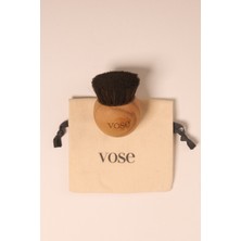 Vose  Doğal At Kılı Yüz Fırçası - Black Ball