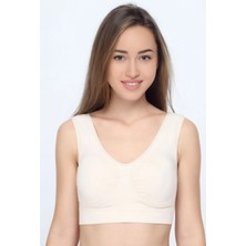 Geniş Askılı Çıkarılabilir Pedli Bambu Ten Büstiyer 707