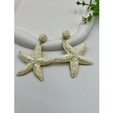 Badiva.co Hasır Deniz Yıldızı Küpe