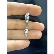 Deliksiz ( Delik Gerektirmeyen) Klipsli Sıkıştırmalı Göbek Piercingi