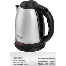 Awox Armada Inox Su Isıtcı Çelik Kettle 1.8 Lt.