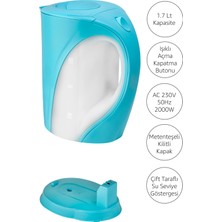 Awox Marin Su Isıtıcı Kettle 1.7 Lt Mavi