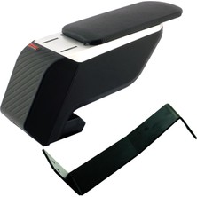 Fiat Doblo 2 2016 Premium Hq Lüks Delmesiz Çelik Ayaklı Gri-Siyah Kolçak