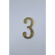 Pirinç Rakam Kapı Numarası 10CM
