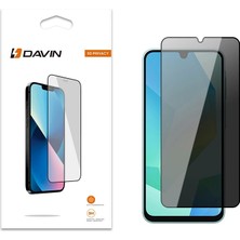 Samsung Galaxy A16 Uyumlu Davin 5d Privacy Cam Hayalet Ekran Koruyucu