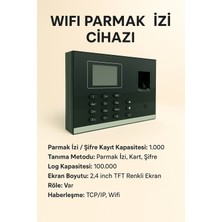 Linas Wifi Parmak Izi Kartlı Personel Takip Cihazı -Web Giriş Çıkış Yazılım 10 Kart Hediyeli
