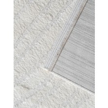 La Passion İskandinav  Salon Halısı Mutfak Halısı  Yolluk Beyaz Krem Halı Yumuşak Tozumaz Halı LP-01