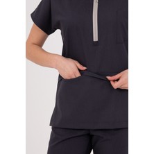 Uçak Medikal Myra Premium Likralı Kumaş Alt Üst Doktor Hemşire Forma Takımı Scrubs Üniforma