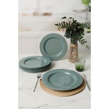 Keramika Yeşil Assos Servis Tabağı 28 cm 6 Adet 326