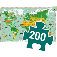 Djeco Klasik Puzzle 200 Parça - Around The World