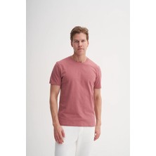 Cazador 4602 Erkek Orta Bisiklet Yaka Flamlı T-Shirt