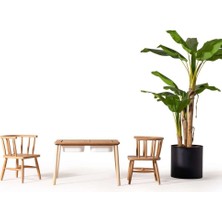 Montessori Çift Hazneli 2 Sandalyeli Aktivite Masası Remy
