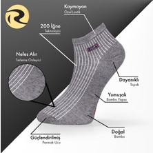 Bambu Erkek Patik Düz Çorap Dikişsiz Premium Tekli