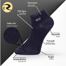 Bambu Erkek Patik Düz Çorap Dikişsiz Premium Tekli