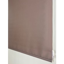 Kahverengi Düz Stor Perde ( Aluminyum Sistem) Stor Perde – Işık Kontrolü & Kolay Montaj (Alüminyum Sistem)