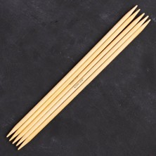 Alesta Nutural Addi Bambus 4,5 mm 20 cm Bambu Çorap Şişi - 501-7