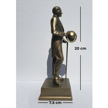 Biblosam Şapkalı Atatürk Heykeli Biblo - Orta Boy (20 cm)