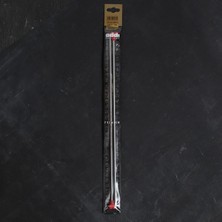 Alesta Nutural Addı Kalpli 3.25 mm 40 cm Klasik Alüminyum Örgü Şişi
