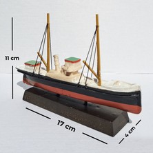 Biblosam Bandırma Vapuru Maketi - Küçük Boy (17 cm)