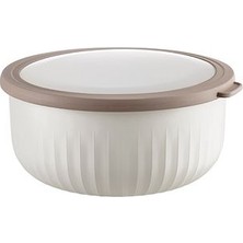 Lucca 4'lü Saklama Kabı Seti - Bej - 10 cm