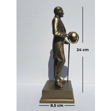 Biblosam Şapkalı Atatürk Heykeli Biblo - Büyük Boy (24 cm)
