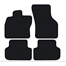 Ford Mustang 1964-1972 Lüks Halı Paspas Siyah