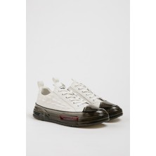 Brendon Model Natural Deri Özel Jel Taban Sneaker Ayakkabı