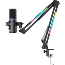 Havit Gamenote GK60 Pro Rgb Profesyonel Oyuncu ve Yayıncı Mikrofonu - Rgb Standlı USB Mikrofon