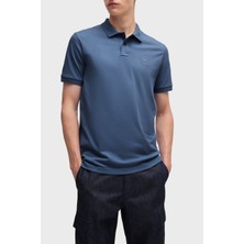 Boss Streç Pamuklu Slim Fit Düğmeli Polo Yaka T Shirt Erkek T Shirt 50507803 466