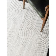 La Passion İskandinav  Salon Halısı Mutfak Halısı  Yolluk Beyaz Krem Halı Yumuşak Tozumaz Halı LP-03