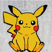Pikachu El Yapımı Tufting Halı