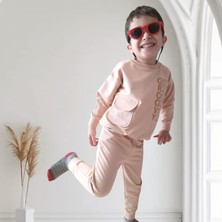 Groovy Baskılı iki iplik Cep Detaylı 2'li Takım