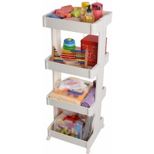 Motek Çok Amaçlı 4'lü Organizer ve Oyuncak Dolabı