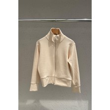 %100 Cotton Fermuarlı Üst - Ispanyol Paça Pantolon Kız Çocuk