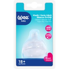 Wee Baby Silikon Biberon Emziği Yoğun Akış No:3