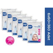 Wee Baby Bebek Temizleme Pamuğu Seti (60x6 360 Adet)