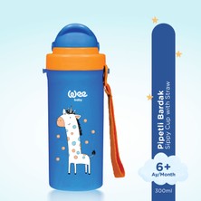 Wee Baby Pipetli Bardak 300 ml - MAVİ