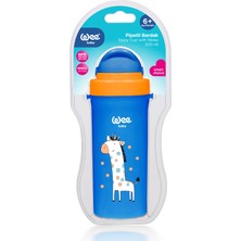 Wee Baby Pipetli Bardak 300 ml - MAVİ