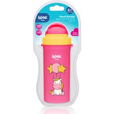 Wee Baby Pipetli Bardak 300 ml - PEMBE