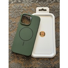 Iphone 14 Pro Max Uyumlu Magsafe Lansman Silikon Kılıf