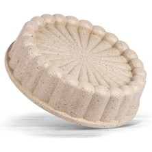 Thermoad Granit Tart Kalıbı 26 cm Vizon Renk Yapışmaz Kaplama Yüksek Isı Dayanımı ile