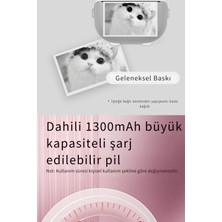 Çocuk Fotoğraf Makinesi Dijital Hd Video Kamera Anlık Termal Resim Kağıt Baskılı Yazıcı