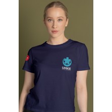 Pratik Medikal Lacivert Umke Bisiklet Yaka Tişört