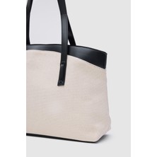 Citta Kanvas Tote Bag Siyah