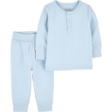 Carters Erkek Bebek 2'li Purelysoft Alt Üst Set