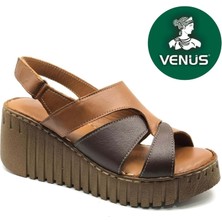 Venüs Morgen Hakiki Deri Comfort Ortopedik Kadın Sandalet