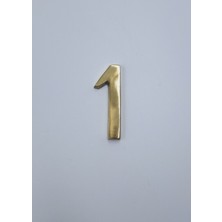 Pirinç Rakam Kapı Numarası 6cmdüz