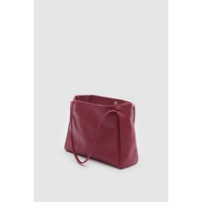 Shule Bags Bigger Kadın Omuz Çantası Oslo Bordo